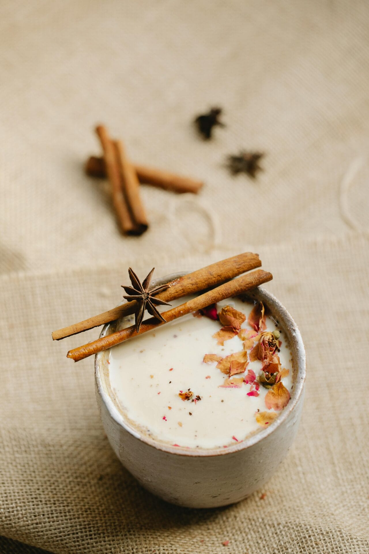 Chai Latte casero con canela